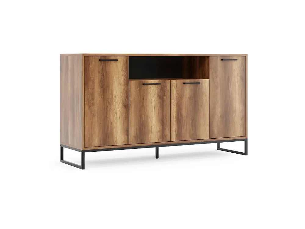 Multifunctionele Kast Yukon - Walnoot - 160x45x90 cm - EPIKASA