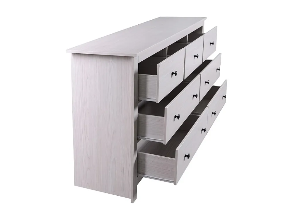 Laag dressoir met 7 laden - Wit ModernLuxe