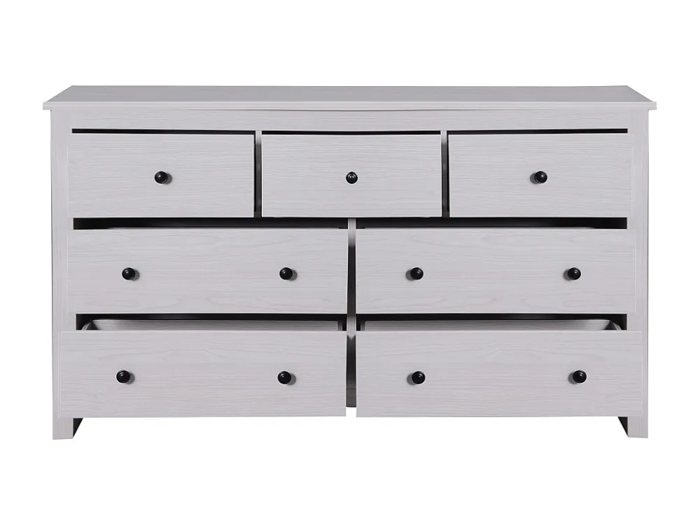 Laag dressoir met 7 laden - Wit ModernLuxe