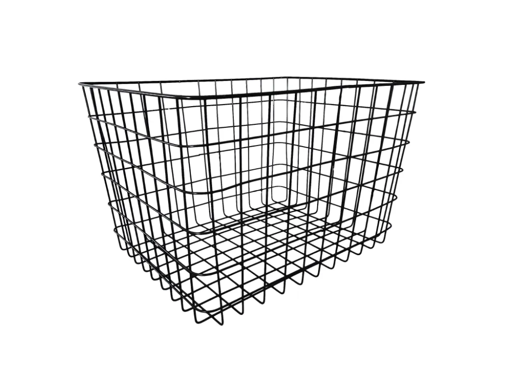 Draadmand zwart groot model H28 cm Calicosy