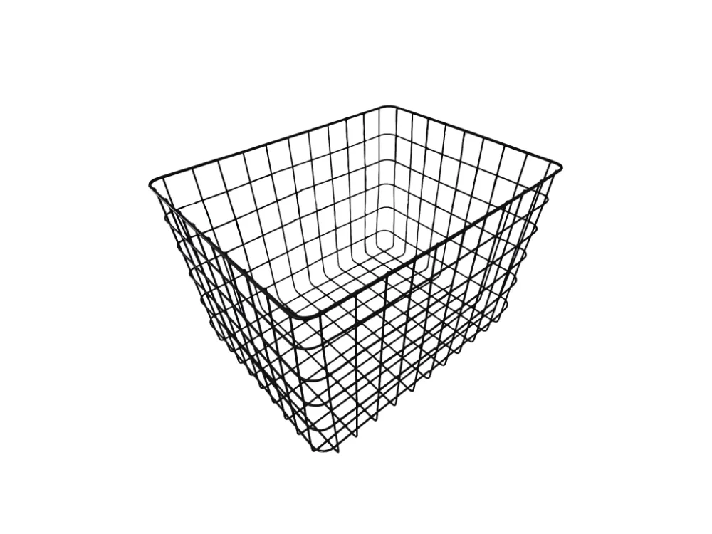 Draadmand zwart groot model H28 cm Calicosy