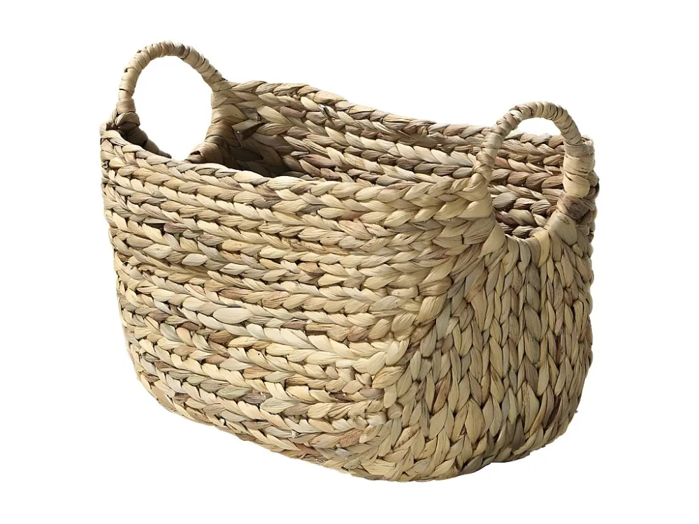 Waterhyacint mand met handvaten - Hoogte 26 cm Calicosy