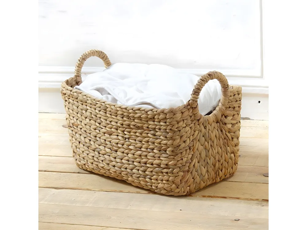 Waterhyacint mand met handvaten - Hoogte 26 cm Calicosy