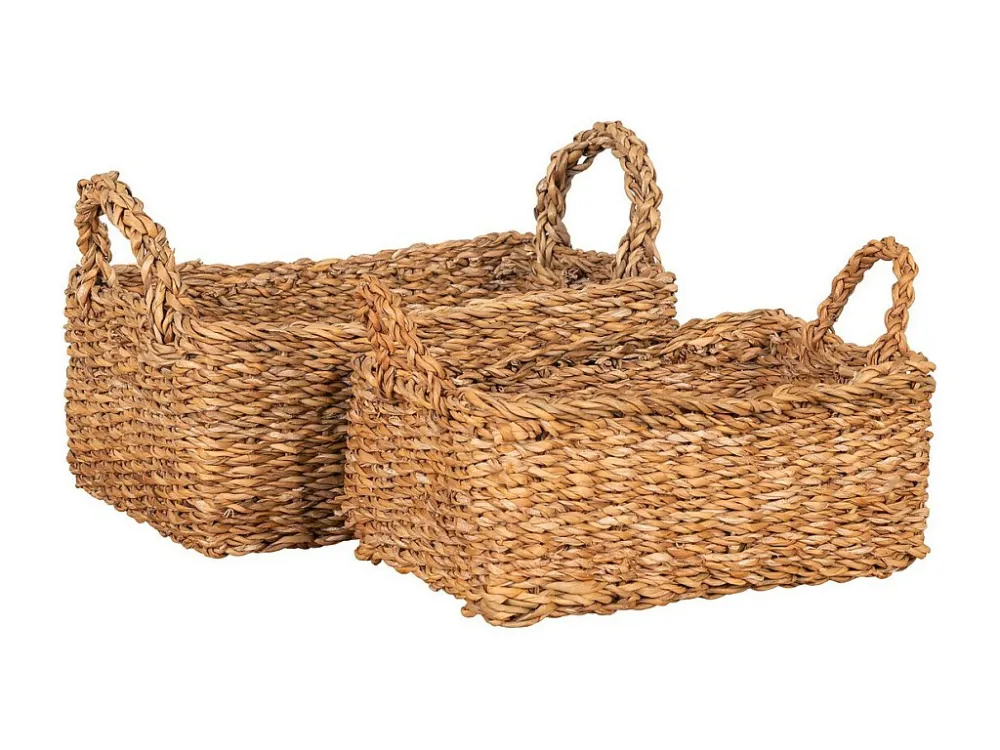 Set van 2 Opbergmanden Morella, Bruin, 23x32x13 cm, EPIKASA