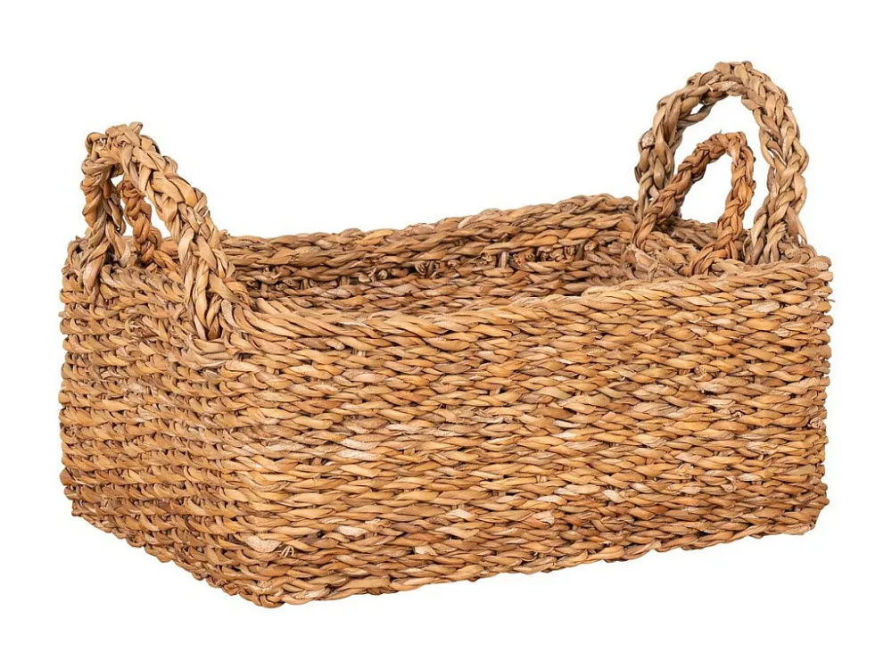 Set van 2 Opbergmanden Morella, Bruin, 23x32x13 cm, EPIKASA
