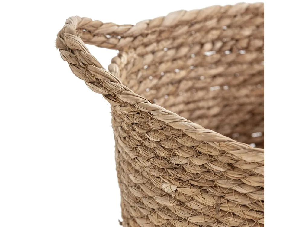 Set van 3 natuurlijke vezelmanden Sole met handvatten VS Venta-stock