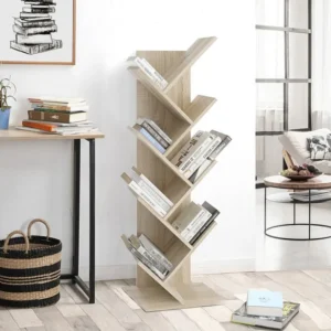 Bibliotheek met Geometrische Boekenplanken - Büchen Calicosy