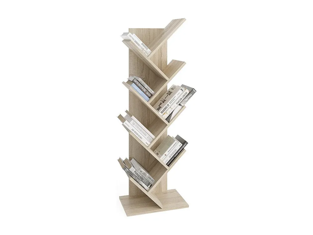 Bibliotheek met Geometrische Boekenplanken - Büchen Calicosy