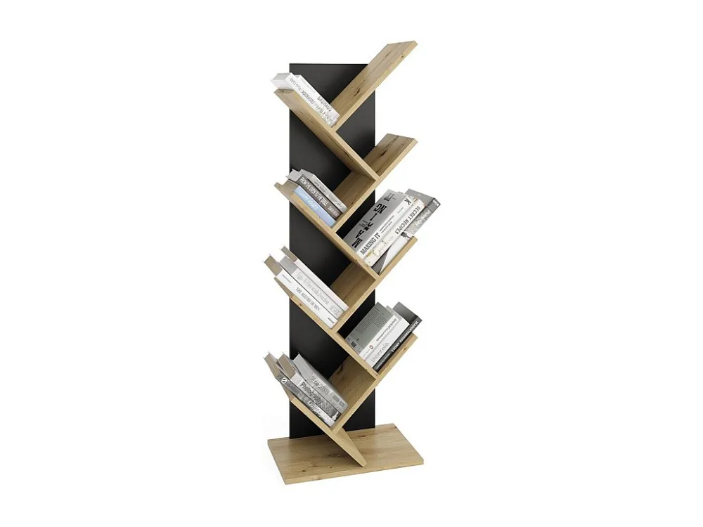 Bibliotheek met Geometrische Boekenplanken - Büchen Calicosy