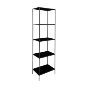 Bibliothèque Vita, Noir, 36x51x170 cm, EPIKASA