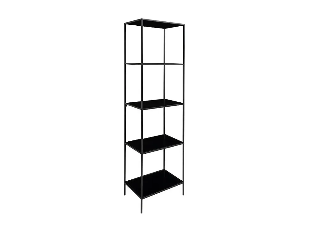 Bibliothèque Vita, Noir, 36x51x170 cm, EPIKASA