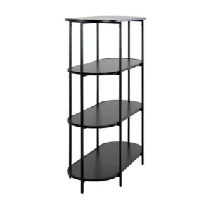 Bibliothèque Vita, Noir, 36x85x111 cm, EPIKASA
