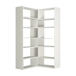 Boekenkast Tweeling - Wit - 158x30x179 cm - EPIKASA