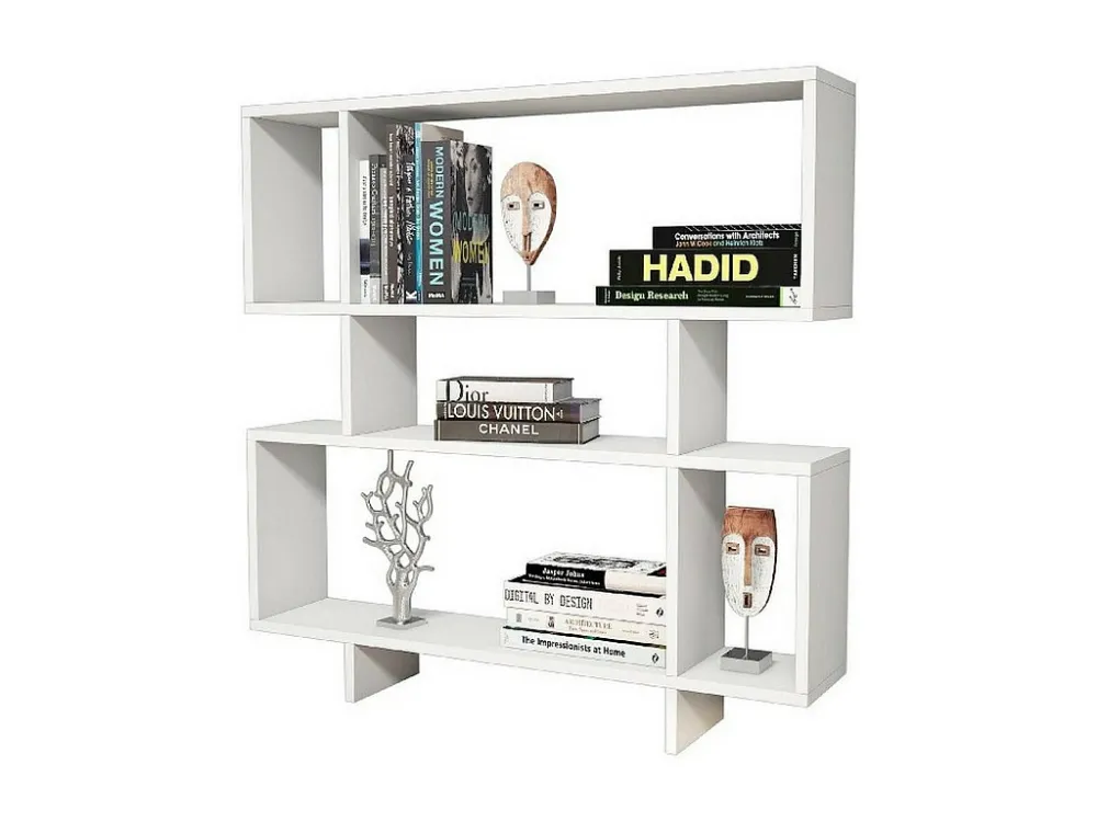 Fabiola Boekenkast, Wit, 100x22x111 cm, EPIKASA