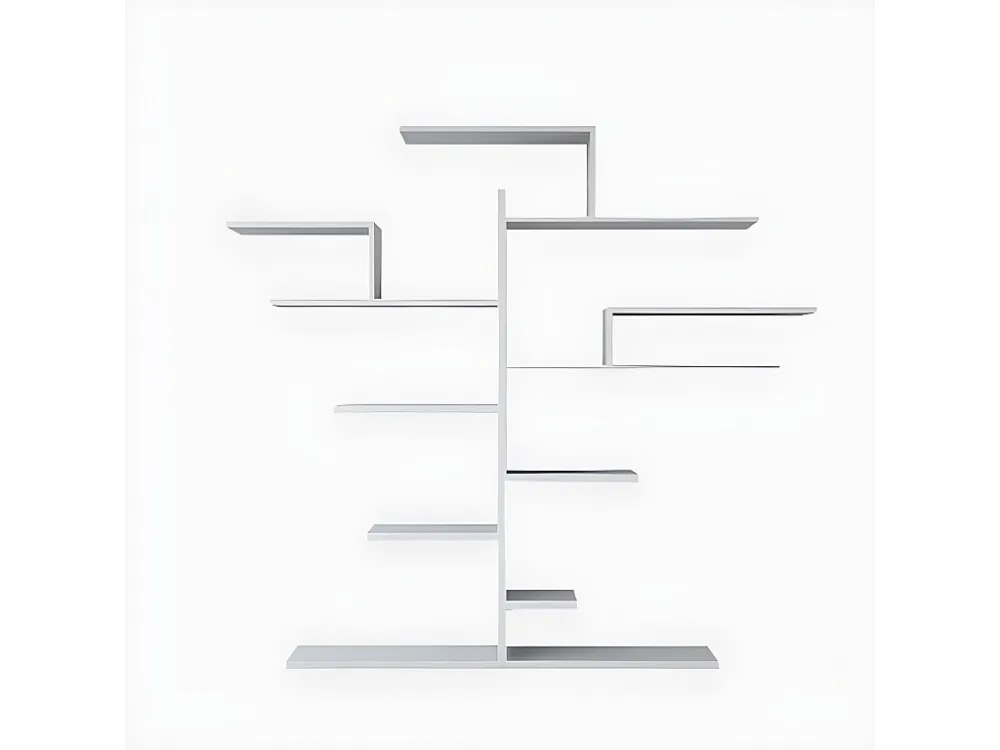 Tree Boekenkast, Wit, 180x25x161 cm, EPIKASA