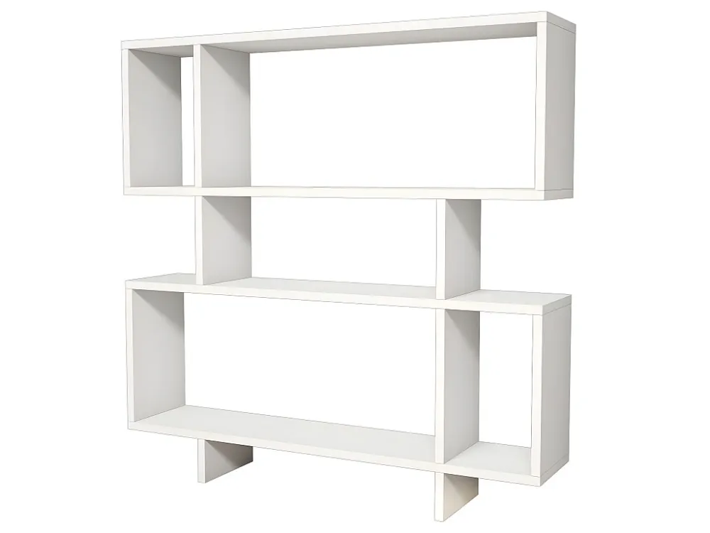 Hera Boekenkast, Wit, 100x22x111 cm, EPIKASA Homemania