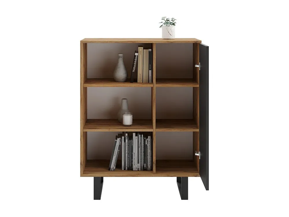 Vitrinekast FONDI SC90 1D 90x40x116 Beige