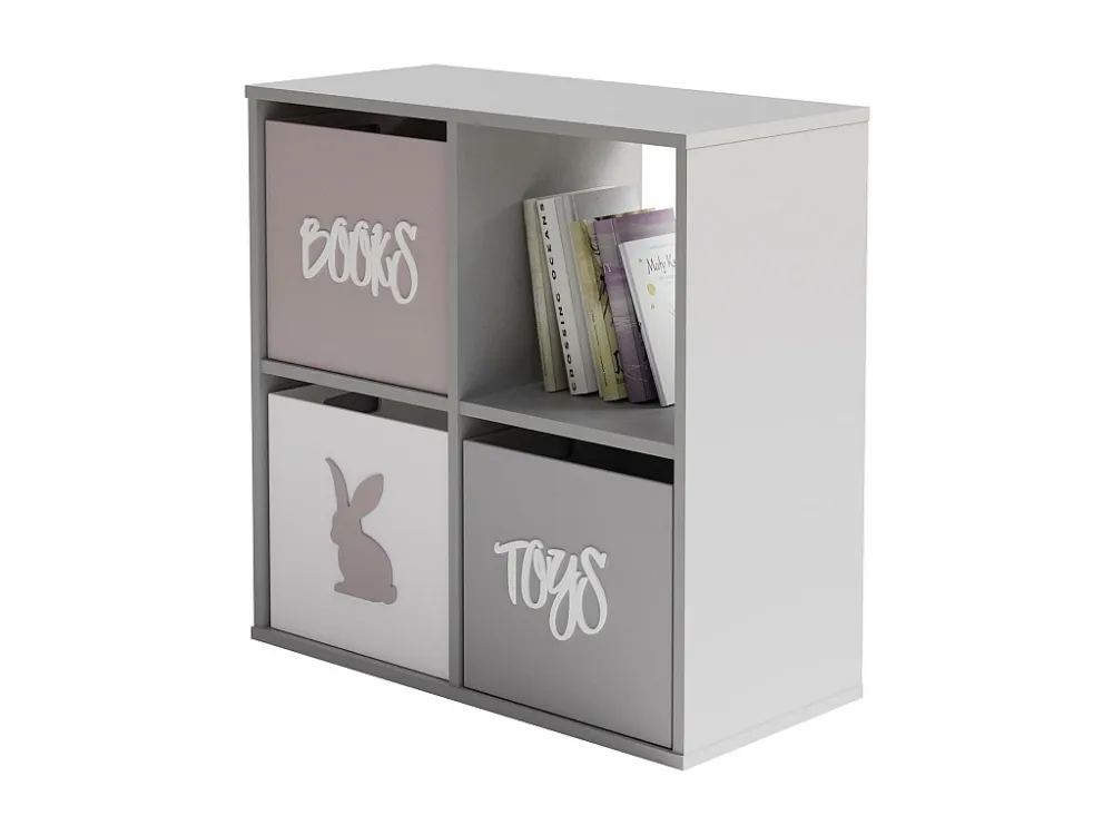 Vitrinekast LONI SC80 80x80x38 Wit