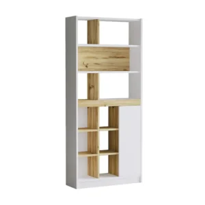 Vitrinekast LUVIO SC76 1D 76x25x170 Wit