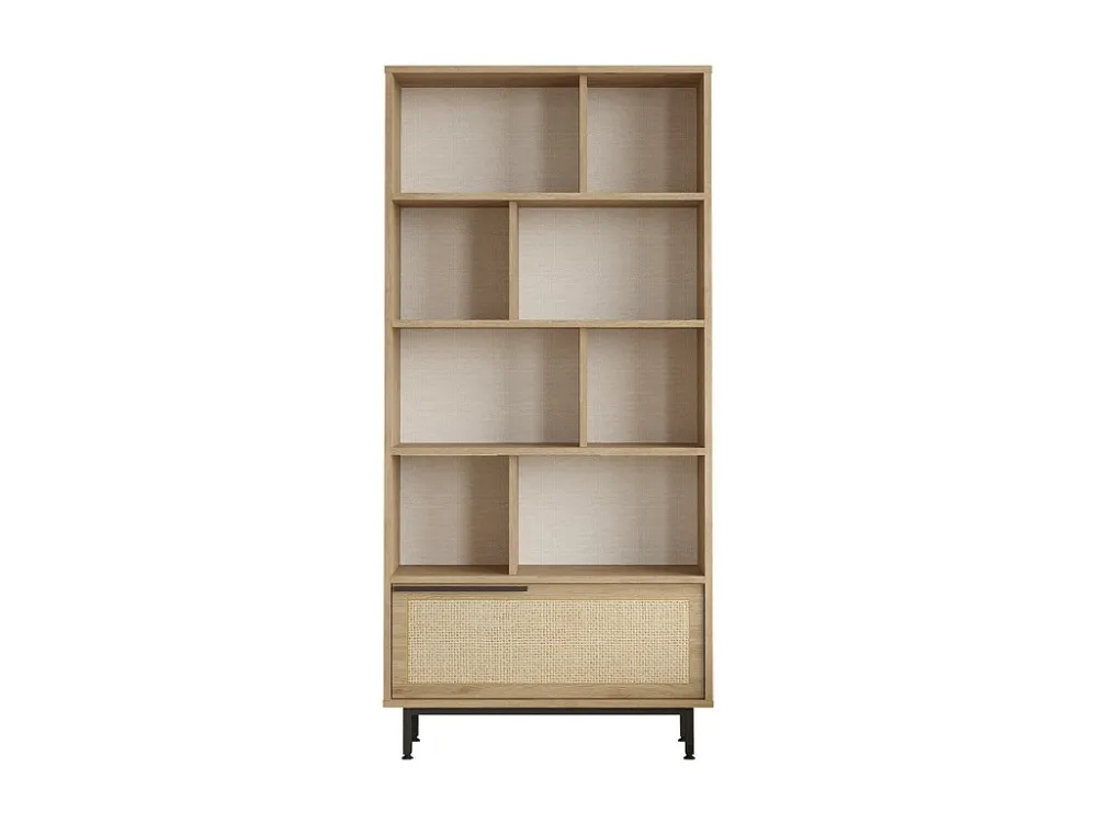 Vitrinekast OCEAN SC84 1D 84x30x176 Lichtbeige