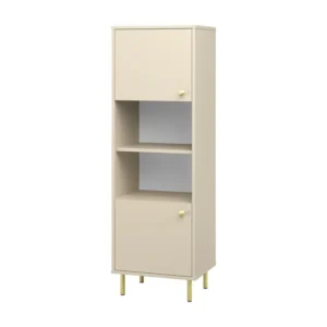 Vitrinekast VENUS SC50 2D 50x40x153 Beige