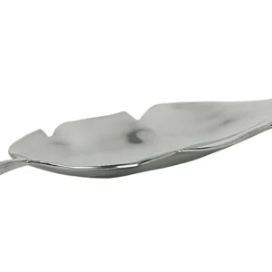 Decoratieve schaal 49 cm zilver AMRUS BELIANI