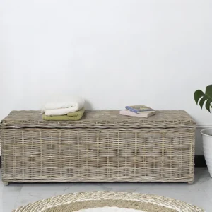 Opbergruimte van kubu GAO - L130 x D45 x H44 cm - Natuurlijk grijs - Koop nu online OZAIA