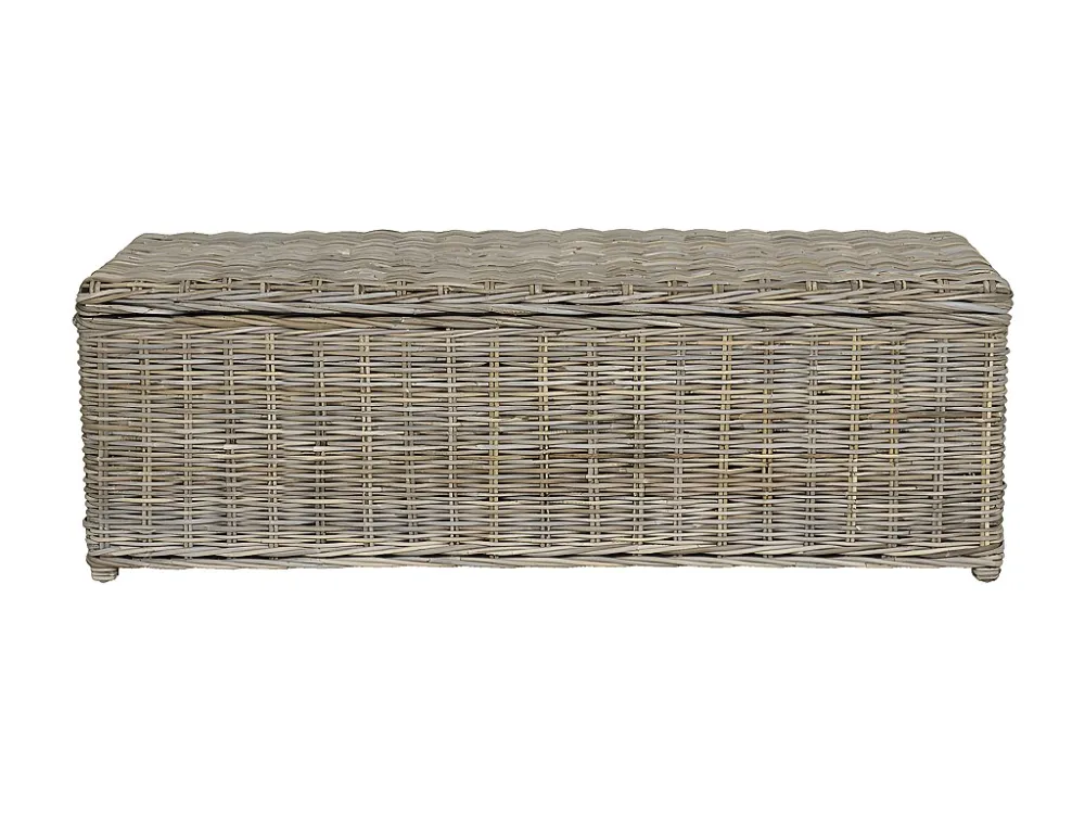 Opbergruimte van kubu GAO - L130 x D45 x H44 cm - Natuurlijk grijs - Koop nu online OZAIA