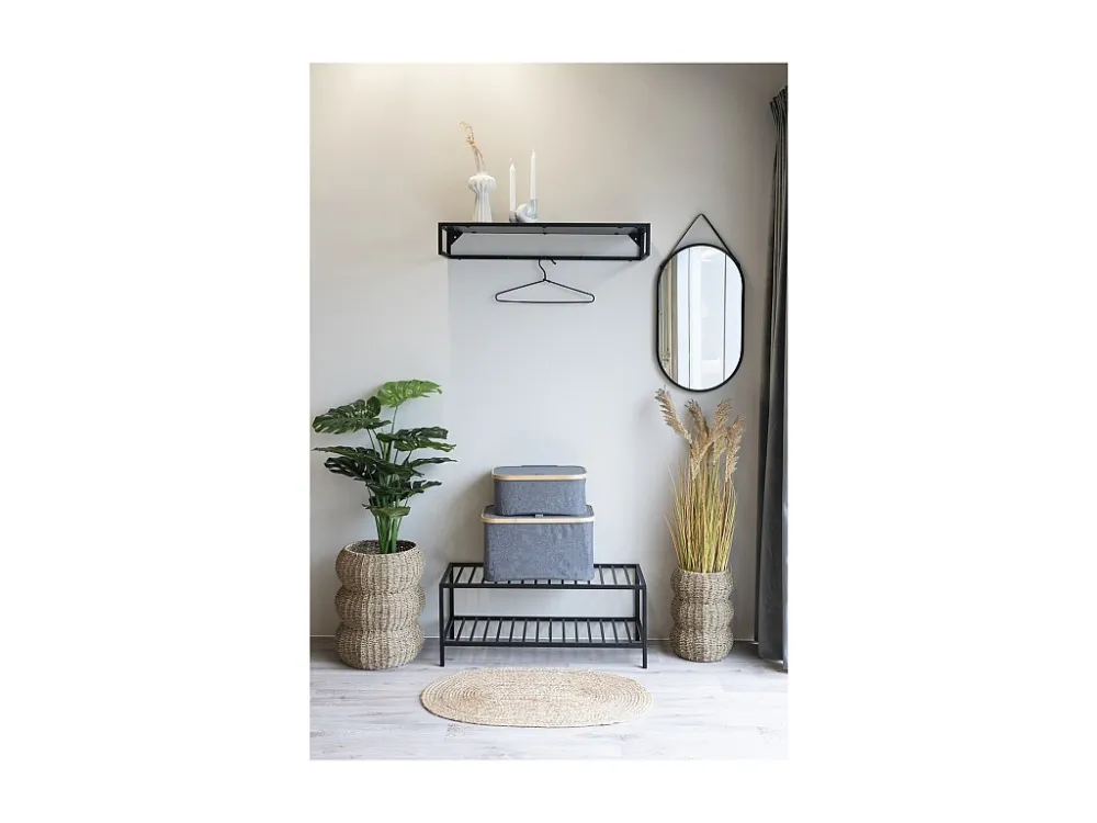 Bureau Moderne Vita, Noir, 34x79x32 cm, EPIKASA