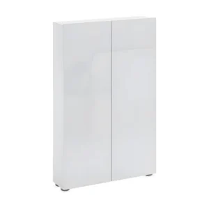 Étagère à Chaussures Spazio, Blanc, 70x115x19 cm, EPIKASA