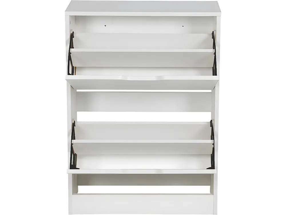 Schoenenkast "Brighton" wit met 2 deuren en praktische opbergruimte - 60 x 23,8 x 81,5 cm Habitat et jardin