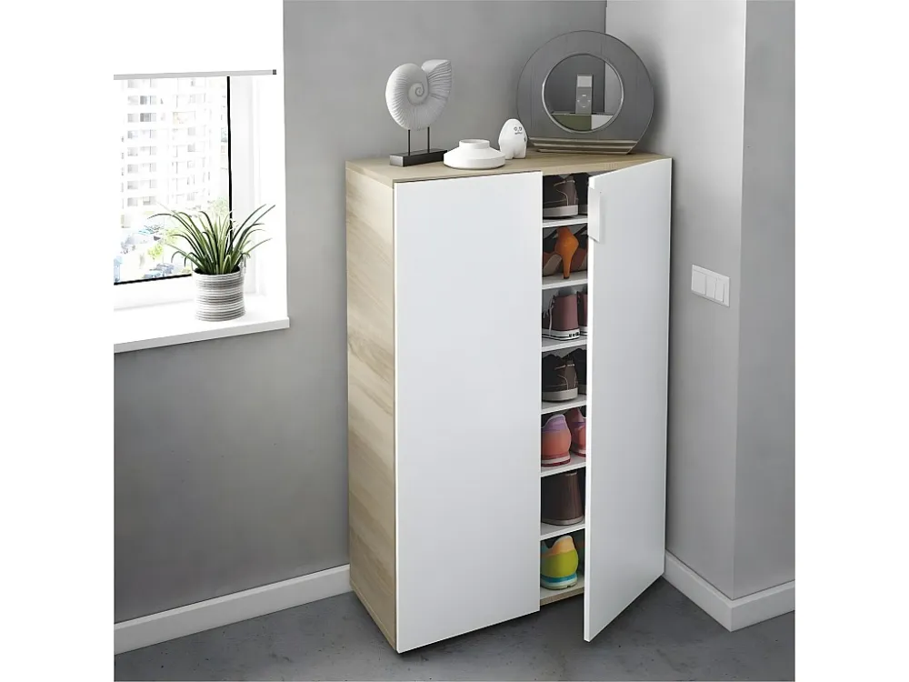 Schoenenkast met 2 deuren 28 paar L72 cm - Star Plus Loungitude