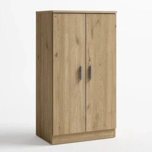 Schoenenkast Bilbao 2 Deuren Houtkleur, Bijzettafel VS Venta-stock