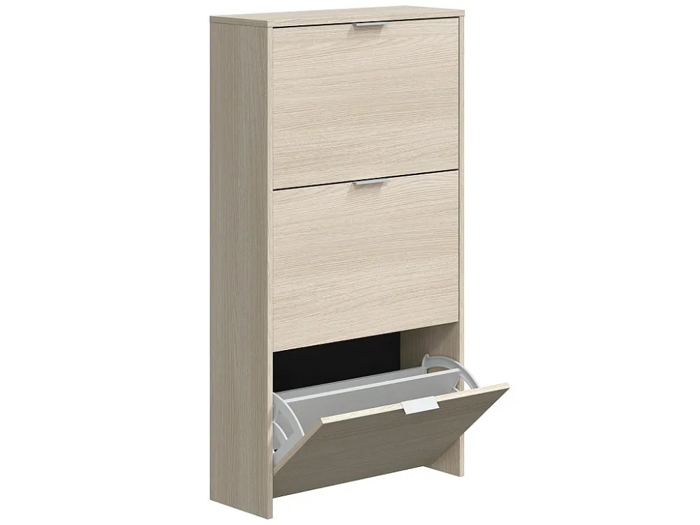 Schoenenkast 3 Deuren Rubi Kleur Eikenhout VS Venta-stock