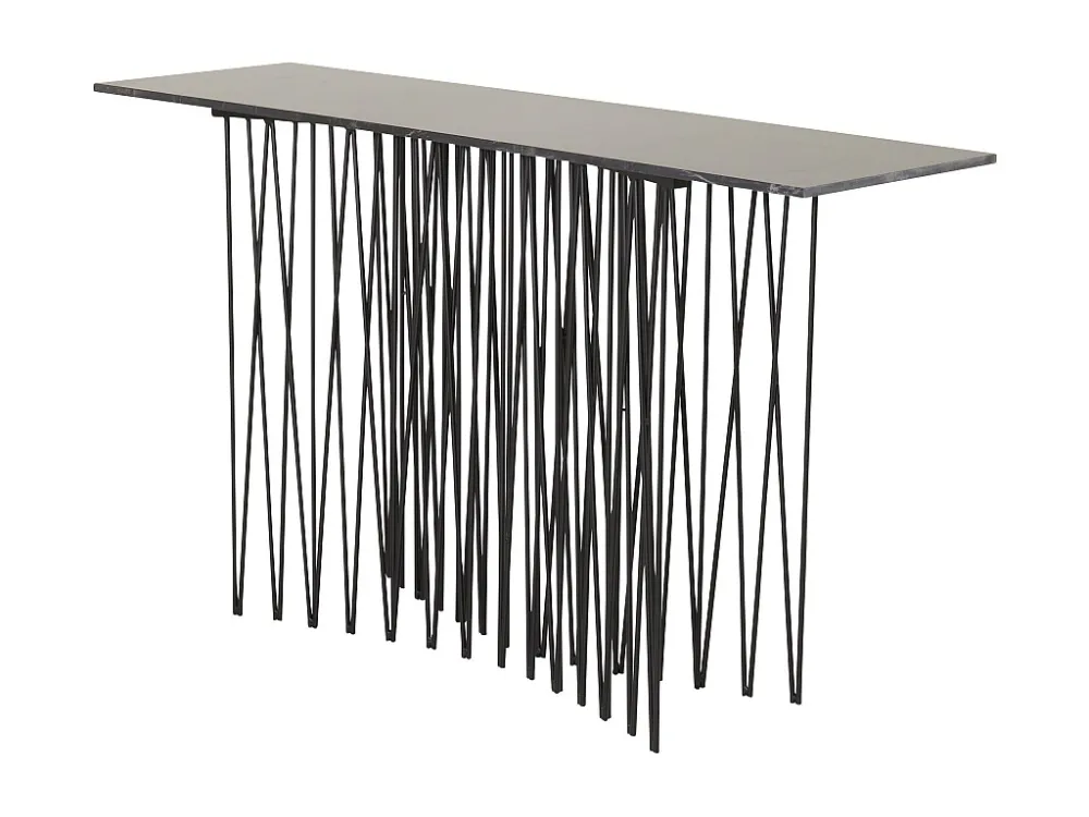 Bijzettafel STONE ST37 37x130x74 Zwart