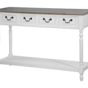Consoletafel RIMINI WHITE CONT122 122x41x79 Wit