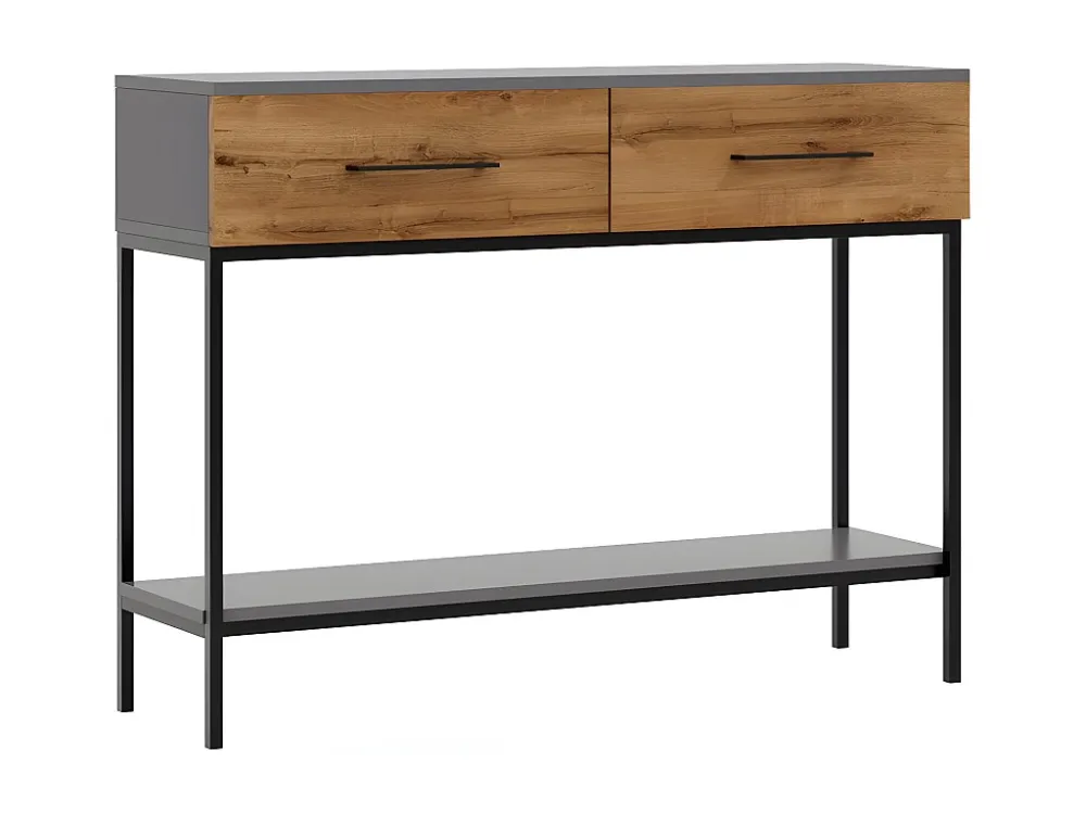 Console Tafel Volga - Antraciet - 120x35x90 cm - EPIKASA