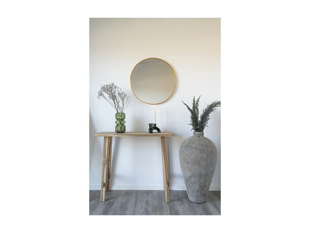 Table Console Girona, Marron, 90x30x80 cm, EPIKASA