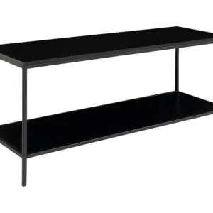Table Console Vita, Noir, 36x100x45 cm, EPIKASA