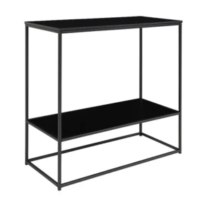 Table Console Vita, Noir, 36x80x80 cm, EPIKASA