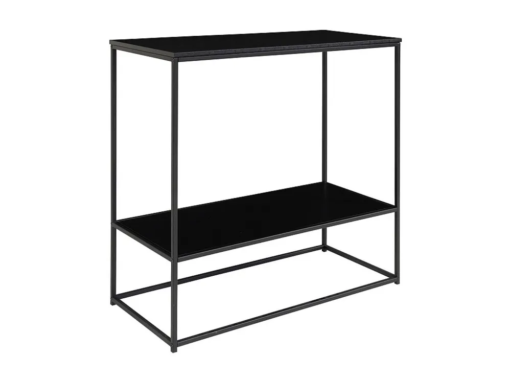 Table Console Vita, Noir, 36x80x80 cm, EPIKASA