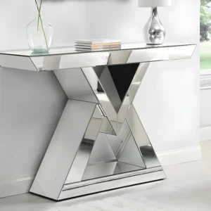 Sidetable van MDF met spiegel - Kleur: Zilver - ISIDA - Koop nu eenvoudig online PASCAL MORABITO