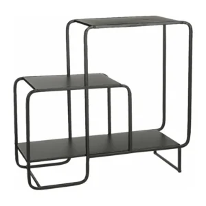Sidetable van ijzer - 70 x 30 x 76 - Zwart - JULES