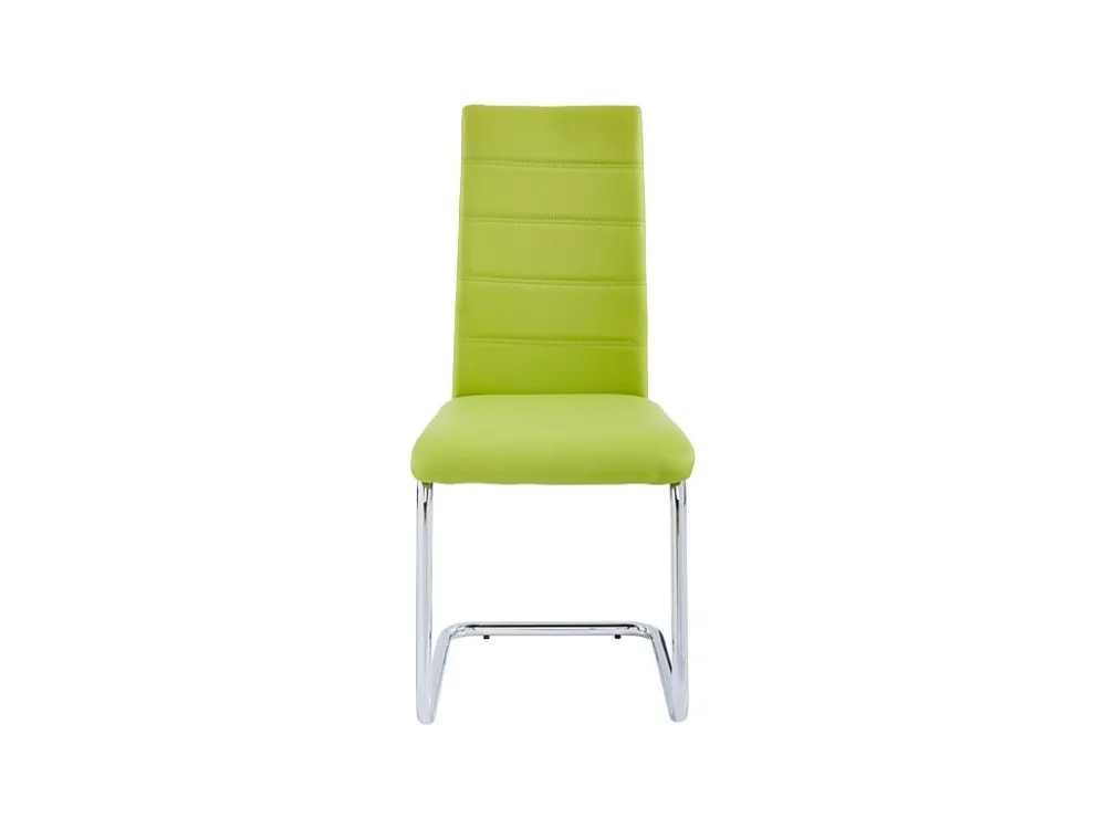 Adora Stoel 2pk Groen Chroom Loft24