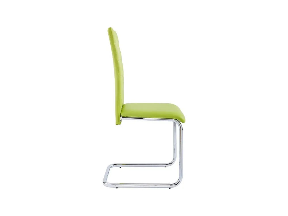 Adora Stoel 2pk Groen Chroom Loft24