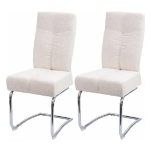 Eetkamerstoel MCW-G56 (set van 2), crème