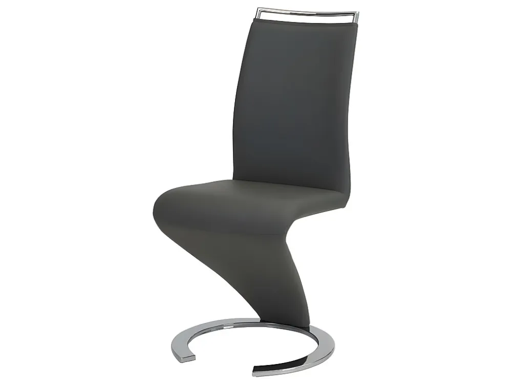 Set van 6 stoelen TWIZY - Kunstleer zwart
