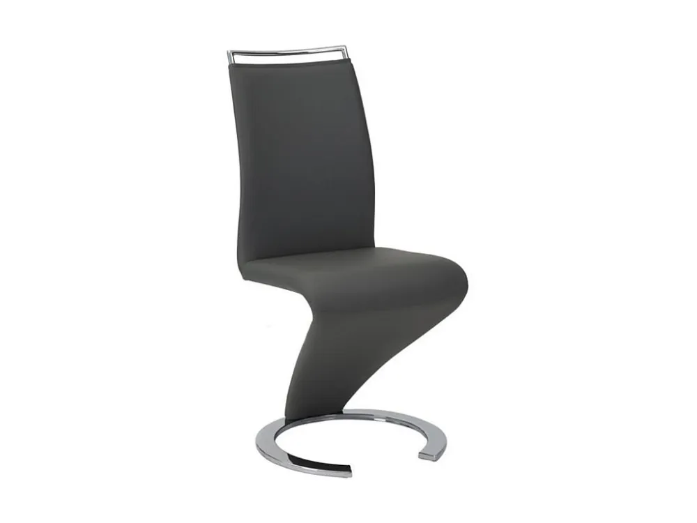 Set van 2 stoelen TWIZY - zwart kunstleer