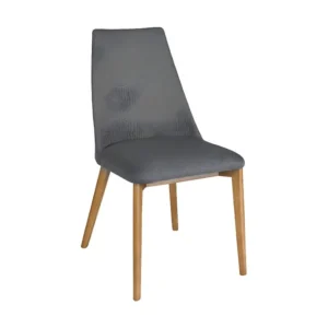 Donkergrijze stoffen stoel 4143 ANGEL CERDA