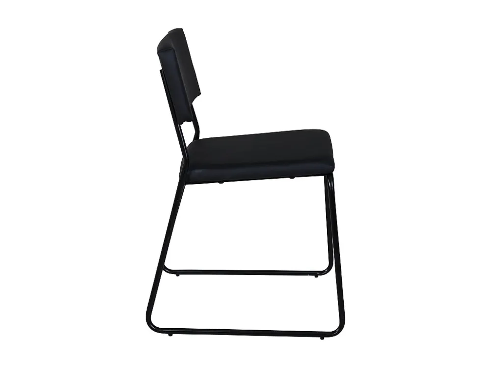 Eetkamerstoel KENTH DRC 1NOS 40x52x76 Zwart